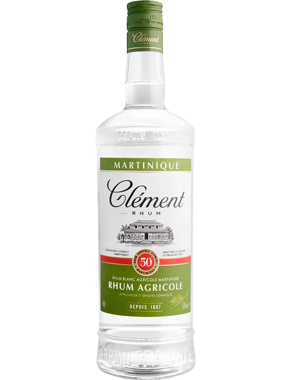 Clément 50° - Rhum blanc agricole