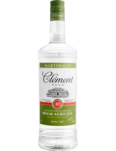 Clément 40° - Rhum blanc agricole