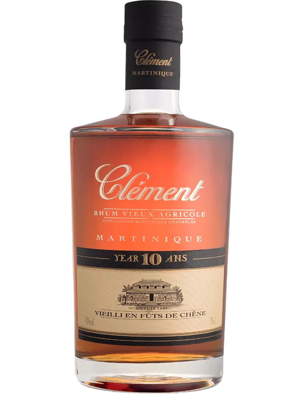 Clément 10 ans - Rhum vieux agricole