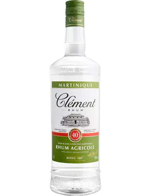 Clément 40° - Rhum blanc agricole