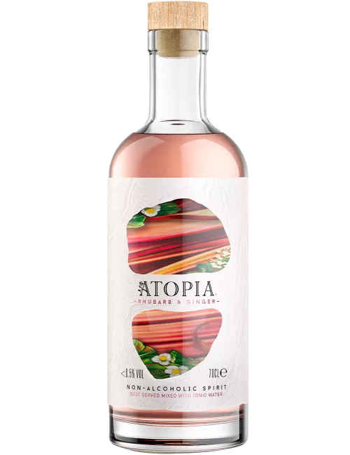 Atopia - Rhubarb et Gingembre - Gin sans alcool