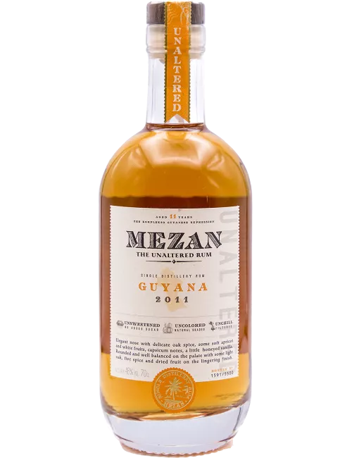 Mezan - Guyane 2011 - Rhum vieux de mélasse