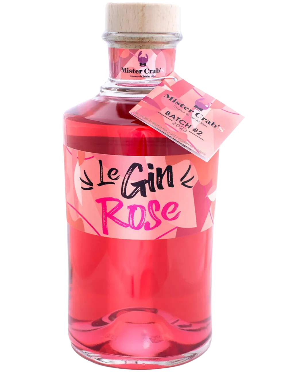 Le Gin Rose - Mister Crab'S - Batch #2 - Distilled gin