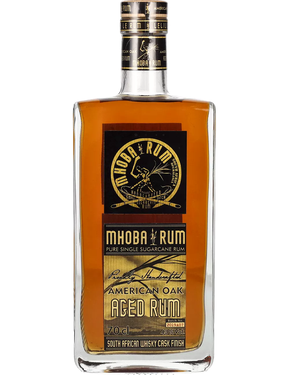 Mhoba - American Oak Aged - Rhum vieux de mélasse