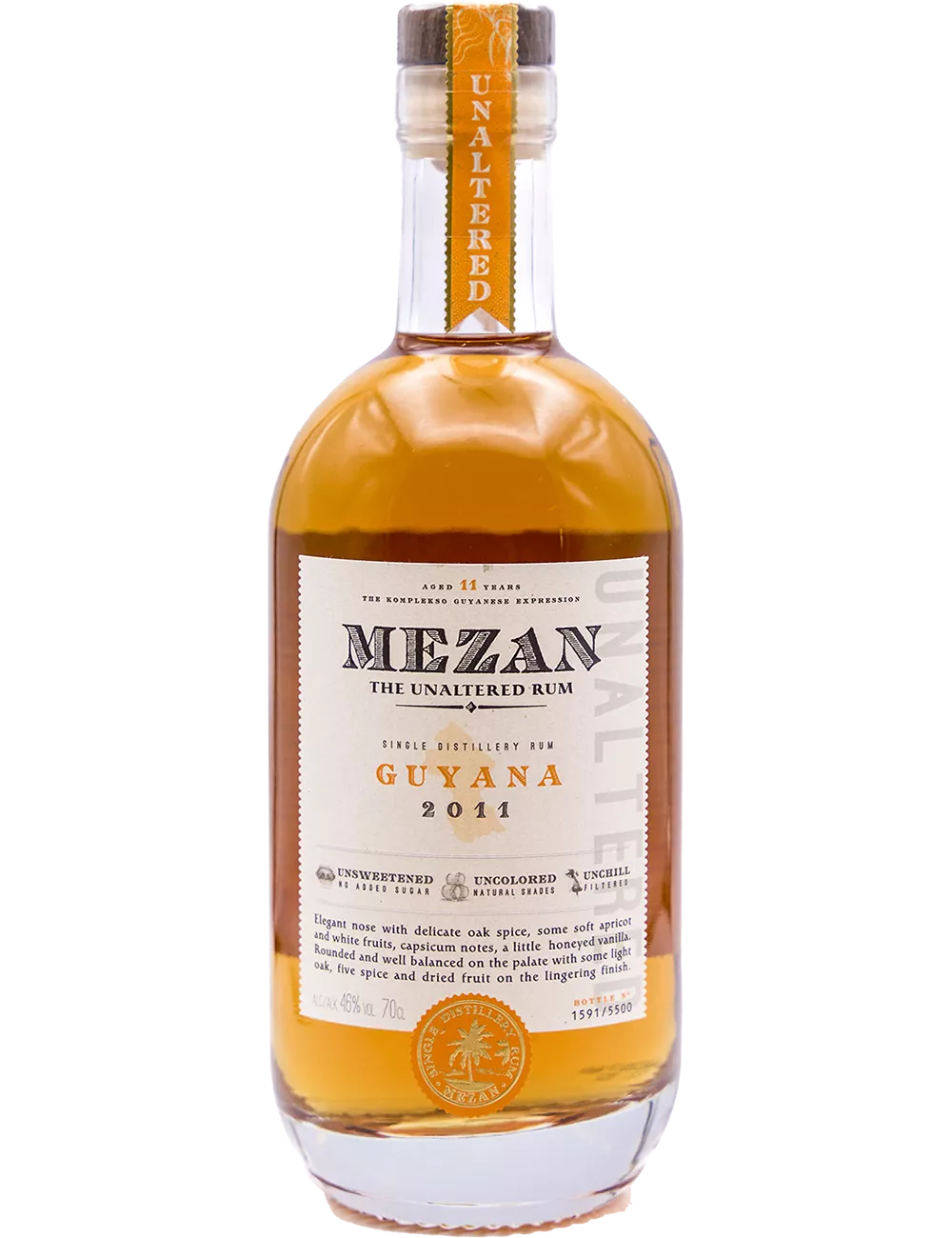 Mezan - Guyane 2011 - Rhum vieux de mélasse