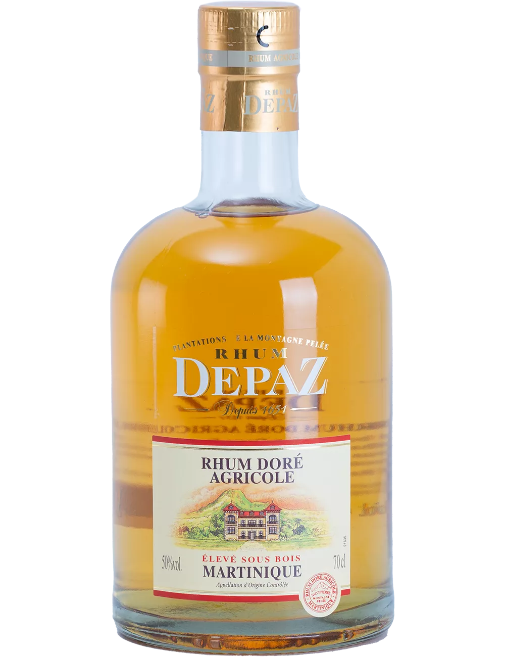 Depaz - Doré - Rhum ambré agricole