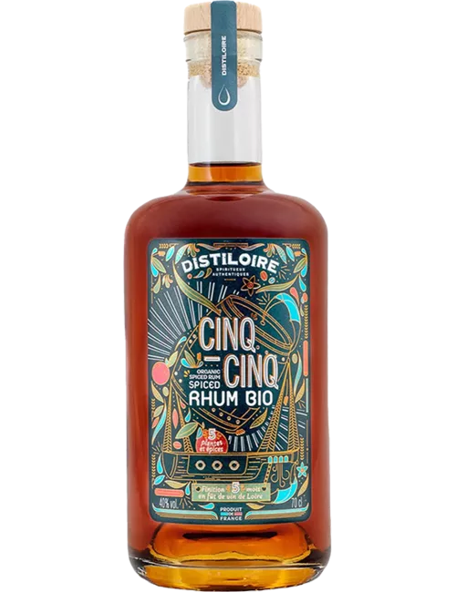 Distiloire - Cinq-Cinq Bio - Rhum ambré