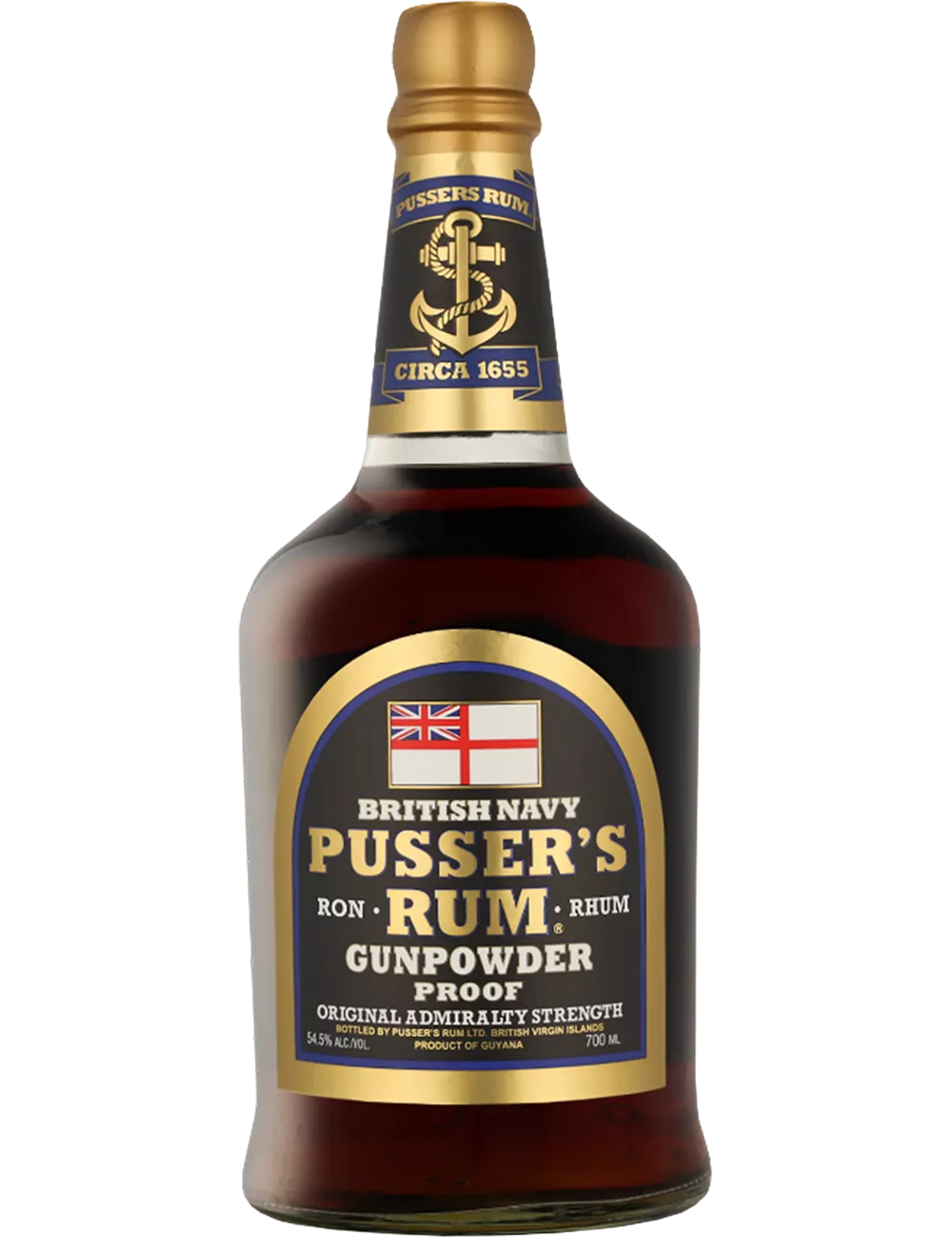 Pusser's Gunpowder - Rhum vieux de mélasse