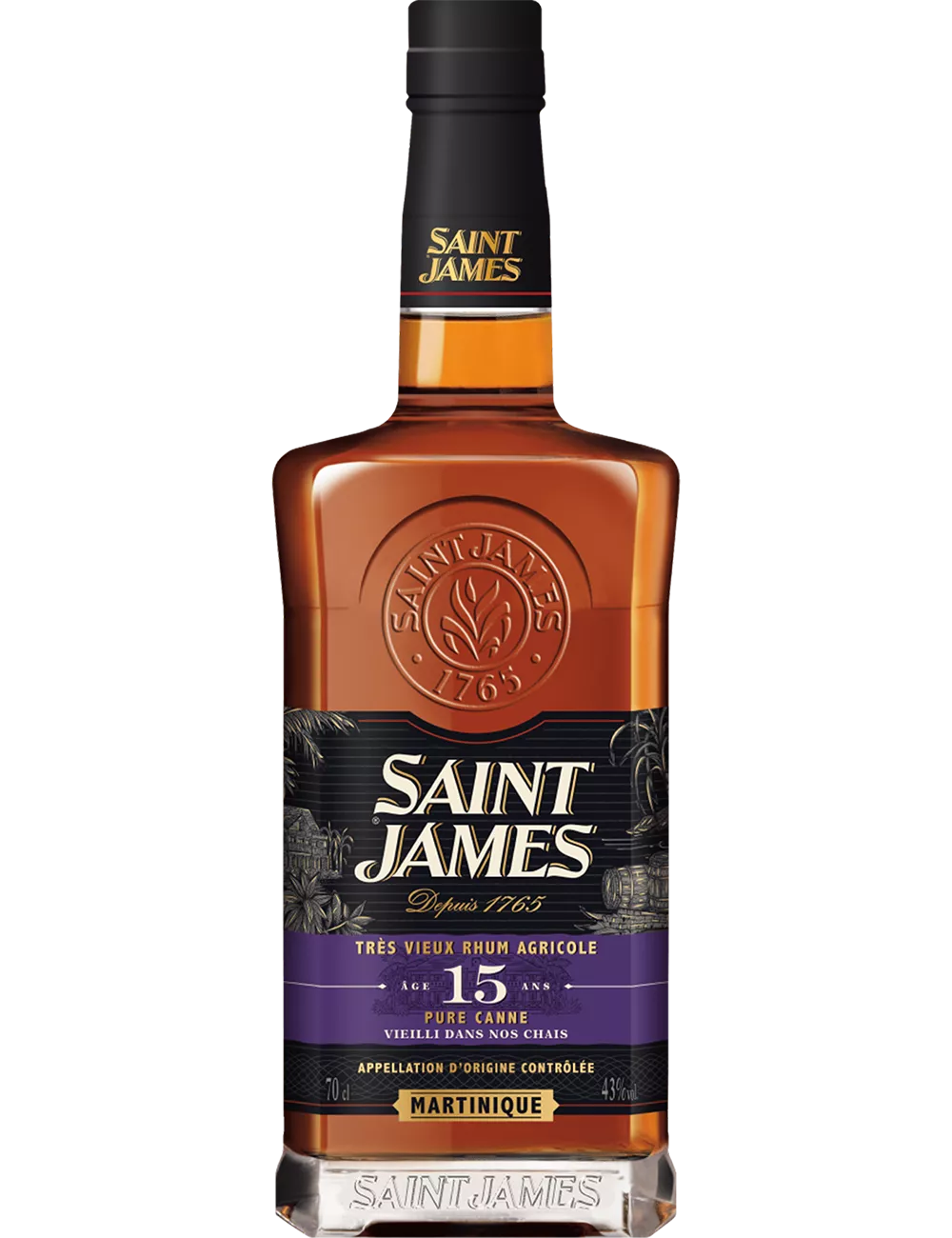 Saint James 15 ans - Rhum vieux agricole