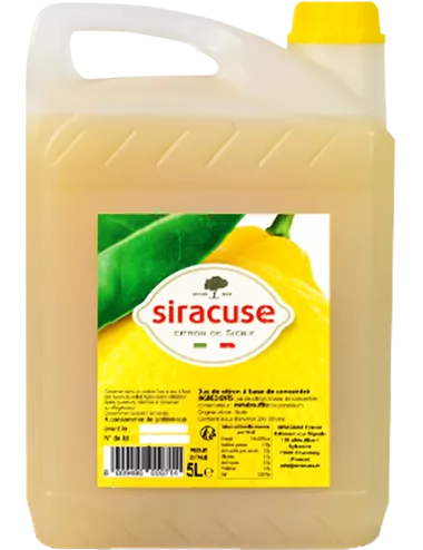 Jus de Citron Jaune 5L - Siracuse