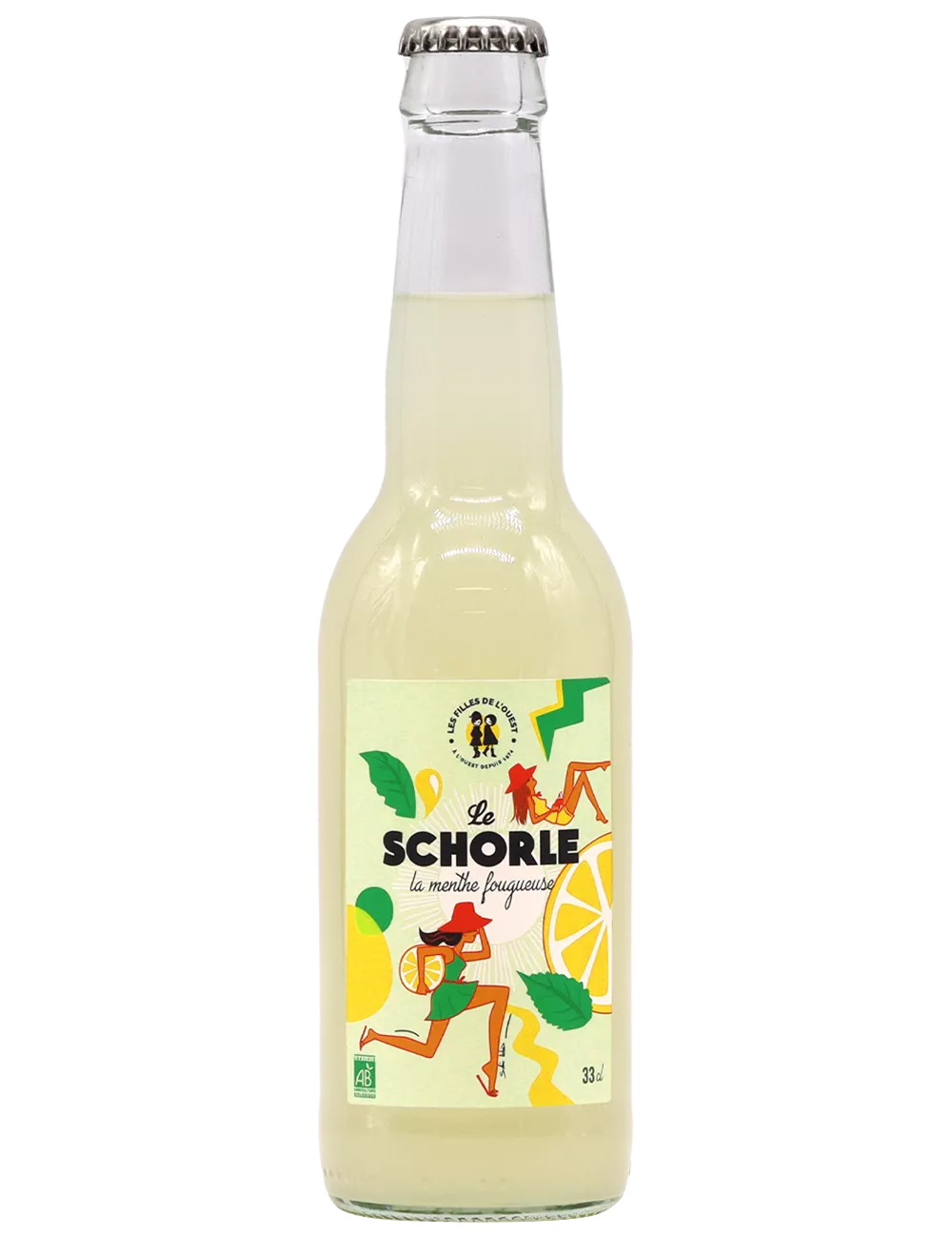 Le Schorle - Citron Menthe Fougueuse Bio - Eau pétillante