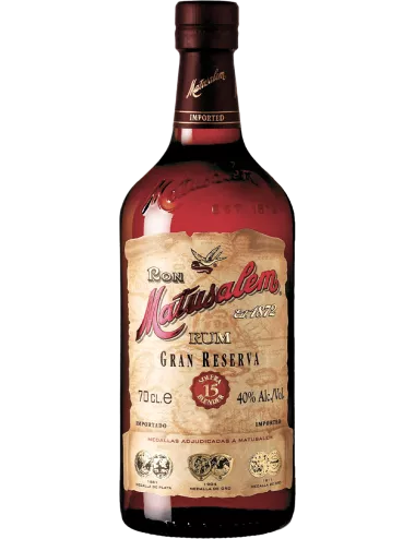 Matusalem Gran Reserva - 15 ans - Rhum vieux de mélasse