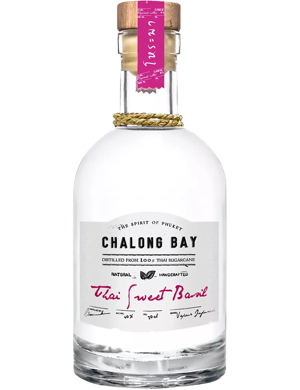 Chalong Bay Basilic - Sweet Basil - Rhum 100% pur jus de canne