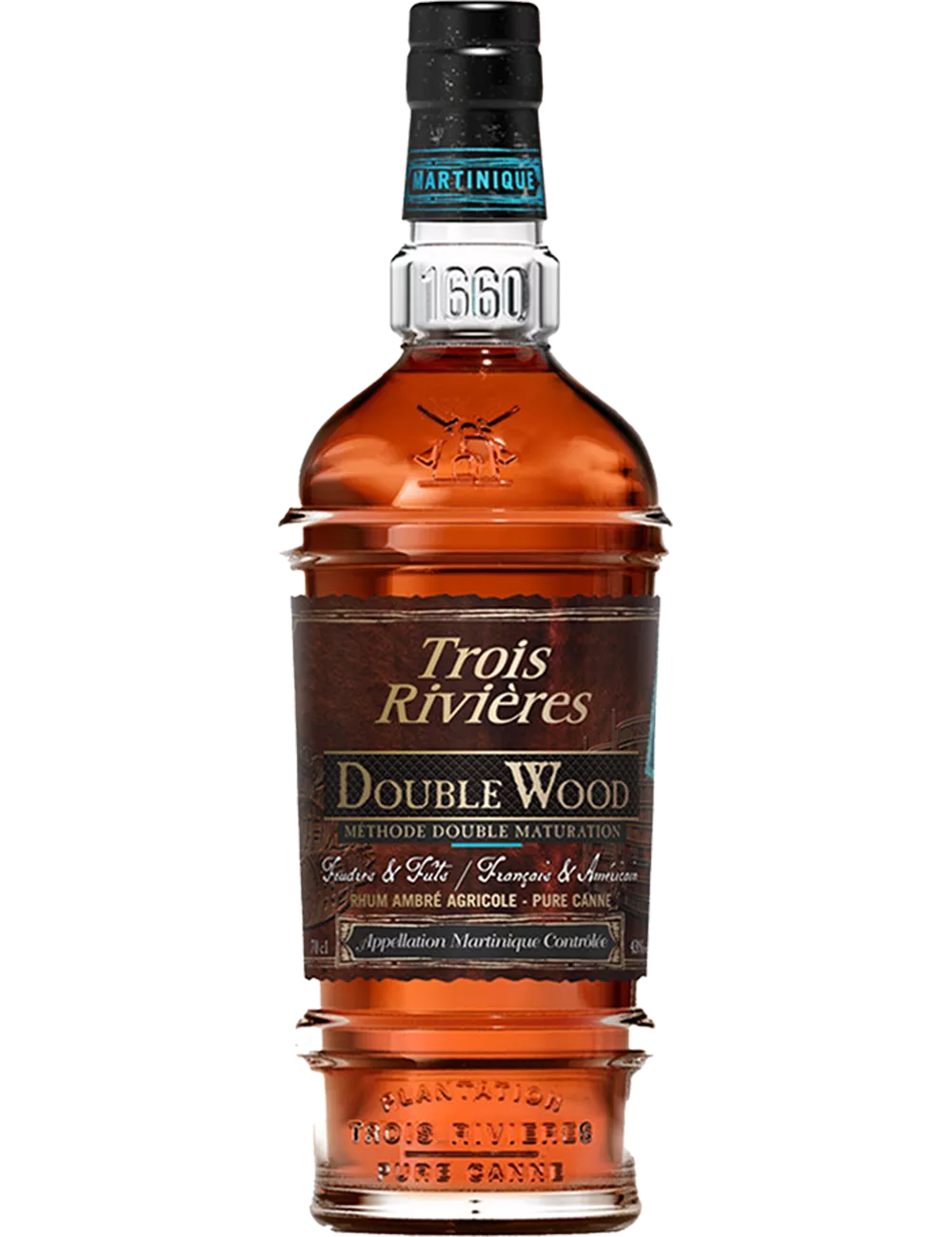 Trois Rivières - Double Wood - Rhum ambré agricole