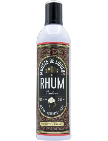 Smoos - Mousse de liqueur de Rhum Ambré