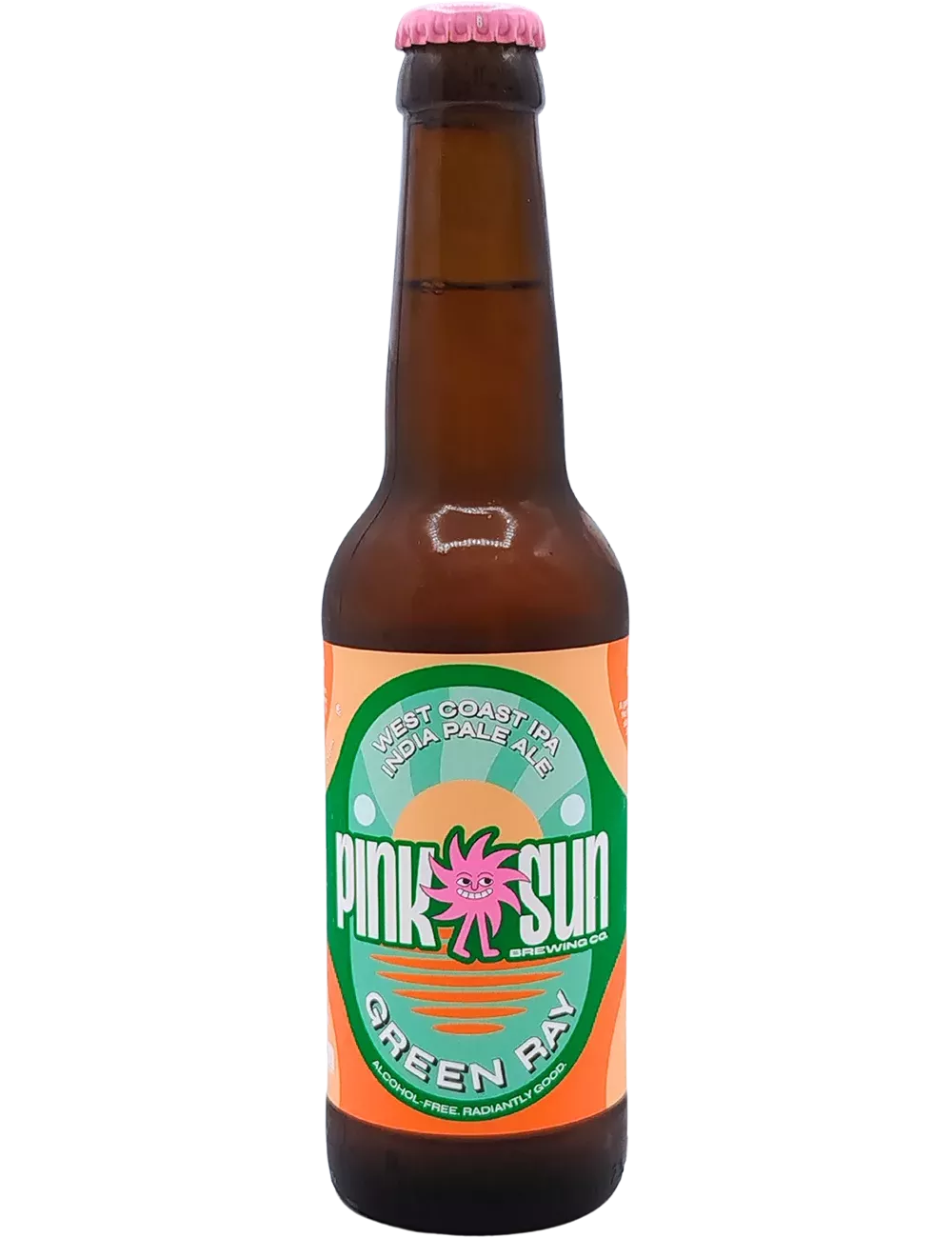 Pink Sun - Green Ray - West Coast IPA  - Bière sans alcool