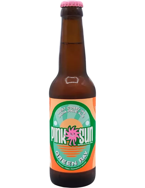 Pink Sun - Green Ray - West Coast IPA  - Bière sans alcool