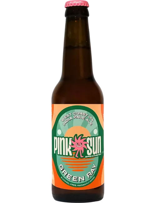 Pink Sun - Green Ray - West Coast IPA  - Bière sans alcool