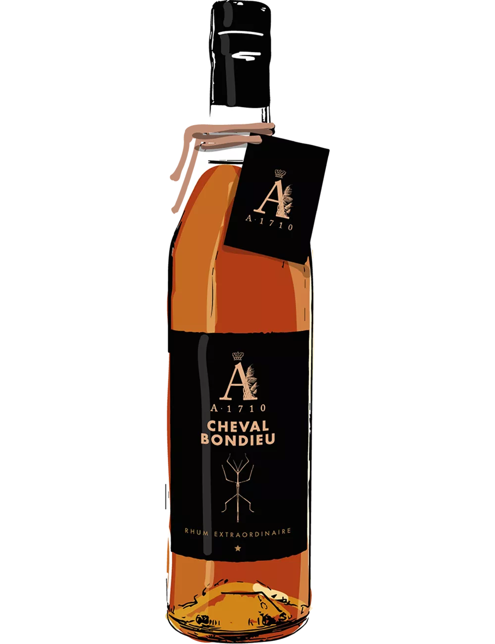 A1710 - Cheval Bondieu - Rhum vieux